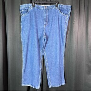 King Size Denim Jeans Pants Slacks 46/38 (46/26 Actual) Cotton Comfort Waist EUC